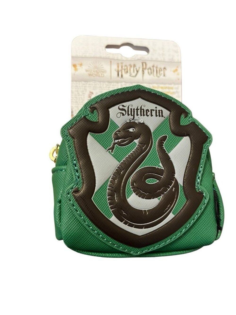 Loungefly Harry Potter Slytherin Pet Treat Bag Zips Bag Clip NWT